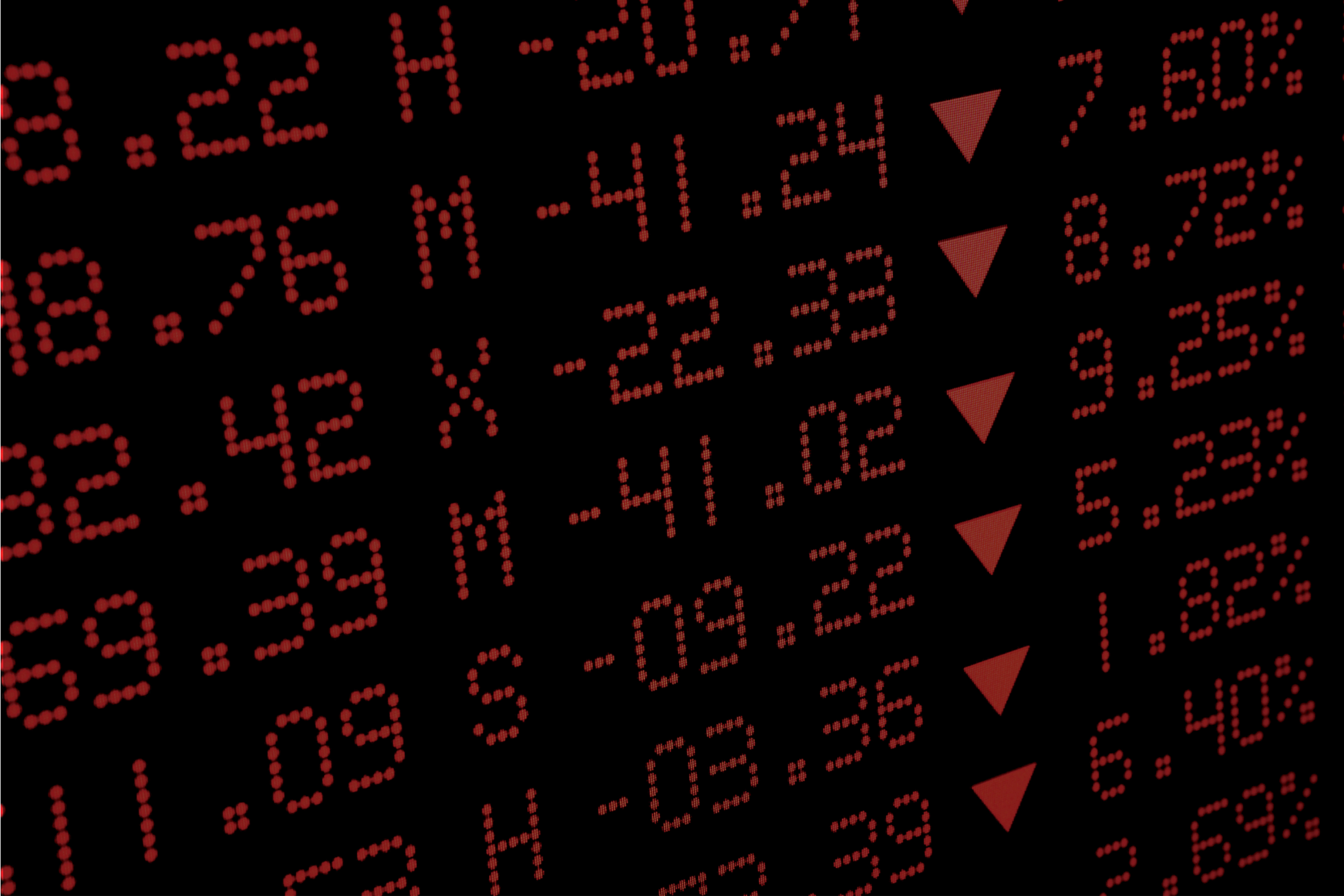 Image of Board — Stock Market Crash 2021